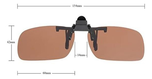 Lentes De Gafas De Sol Polarizadas Con Clip Punasi Para Ante