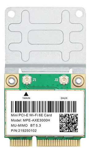 Tarjeta Inalámbrica Ax210 Wifi 6 Bluetooth 5.3 Mini Pcie