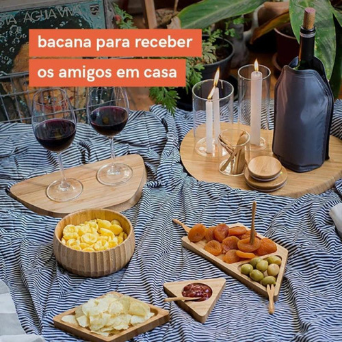 Kit 4 Espátulas De Bambu Para Patê, Manteiga E Geleia