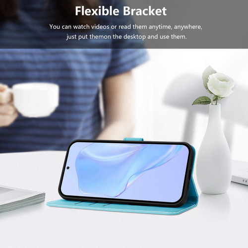 Funda De Piel Tipo Cartera For Teléfono Para Qukitel C51