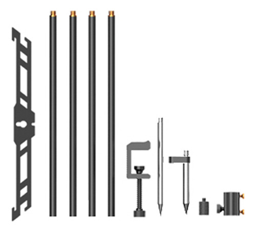 Escritorio Monopods Para Acampar, Barbacoa, Pesca, Aluminio,