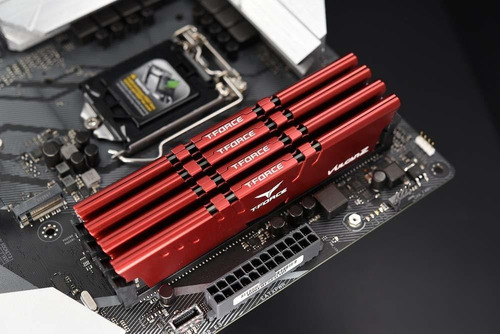Memoria Ram 16gb Teamgroup T-force Vulcan Z Ddr4 Kit (2 X 8gb) 3200mhz (pc4 25600) Cl16 Modulo - Red - Tlzrd416g3200hc16