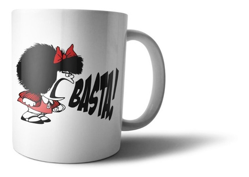 Taza De Cerámica - Mafalda (basta!)