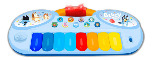 Piano Bluey Electrico 2438 Color Azul