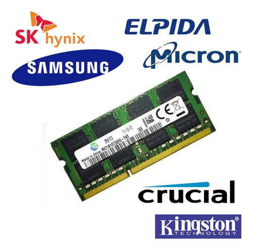 Memoria Ram Laptop 4gb Ddr3 1600mhz Oem Varias Marcas 