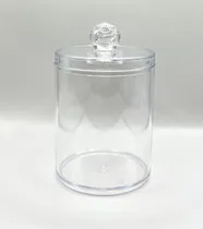 Comprar Envase Con Tapa Transparente Multiuso Algodón Colitas Hisopo