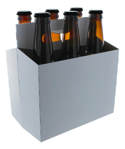 Paquete De 6 Portabotellas De Cerveza De Cartón Para Botella