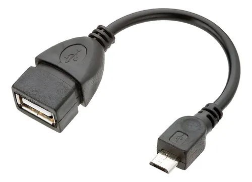 comprar Cabo Adaptador Micro Usb V8 Host Otg Pu002F Celular Cor Preto