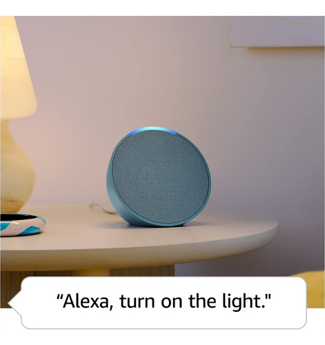 Asistente Virtual Inteligente Amazon Echo Pop Con Alexa Negro