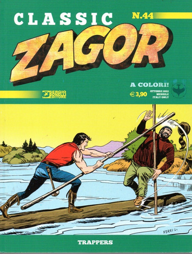 Zagor Classic N°44 - Trappers - 84 Páginas - Italiano - Sergio Bonelli Editore - Formato 16 X 21 - Capa Mole - 2022 - Bonellihq - Cx131 A23
