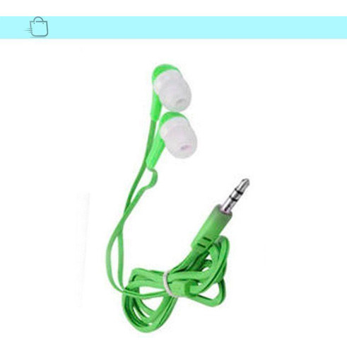 Auriculares Powerful Bass Intra, color: verde