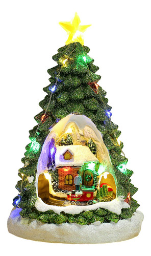 Rbol De Navidad, Casa Brillante, Casa De Estrella 23x14x14cm