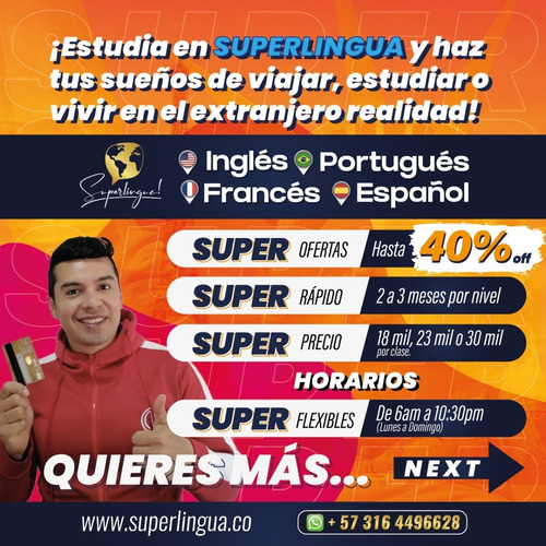 Imagen 2 de 10 de Clases Y Cursos De Inglés, Francés Y Portugués