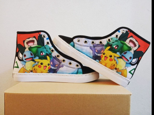 Zapatillas Pokemon Pikachu  Estampada