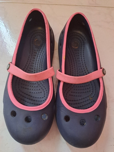 Zapatos Zapatillas Crocs De Niña Talla 13 Usa 29 Vzla Azul