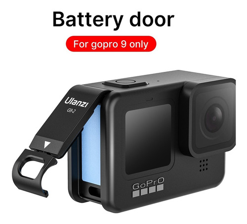 Imagen 8 de 8 de Puerta Metálica Para Batería Gopro 9 Ulanzi G9-2