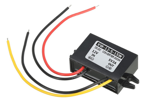 Patikil Dc 12v A Dc 5v 3a 15w Convertidor De Energia Regulad