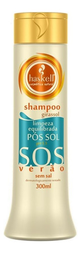 Shampoo Pré E Pós Sol Girassol 300ml Haskell