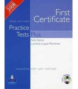 First Certificate Practice Tests Plus 2008 With Itests