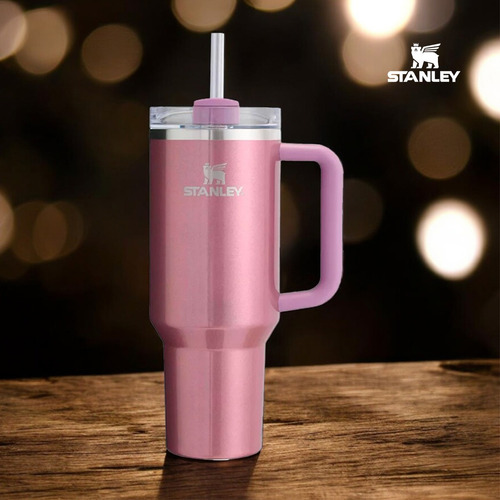 Vaso Térmico Stanley Mauve Shimmer Acero Inoxidable 40 Oz Rosa Brillitos