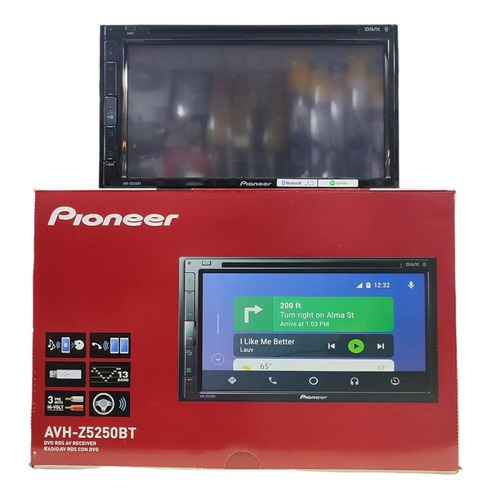 Reproductor Pioneer Avh-z5250bt/ Carplay -spotify- Bluetooth