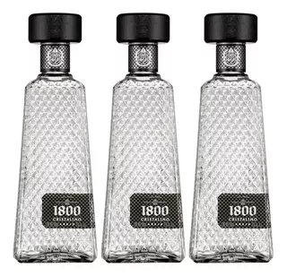 Tequila 1800 Cristalino 700ml (3 Pack)