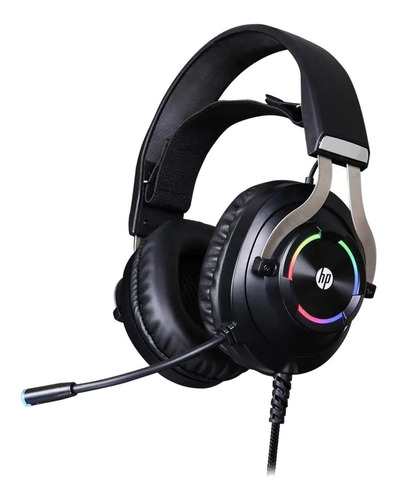 Hp H360 Auriculares Gamer Luz Led Rgb C/ Micrófono Pc Ps4