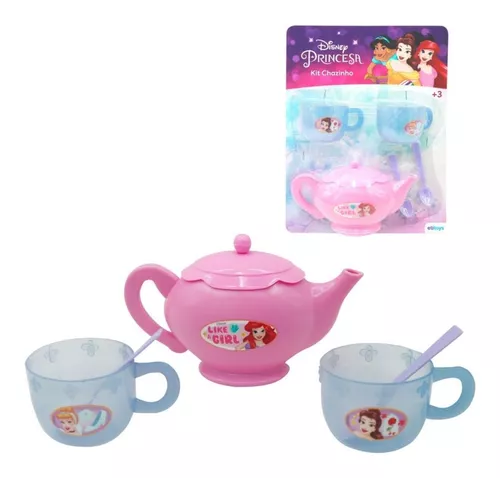 Jogo De Cha Infantil 5 Pecas Kit Chazinho Disney Princesas