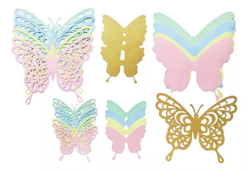 Mariposas Decorativas De Papel