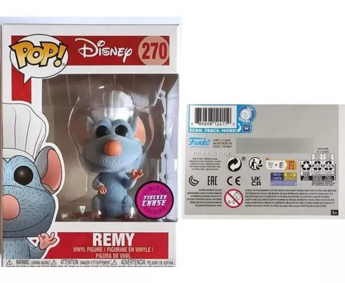 Figura Remy Ratatouille Disney Pop Funko Chase Edition Flocked