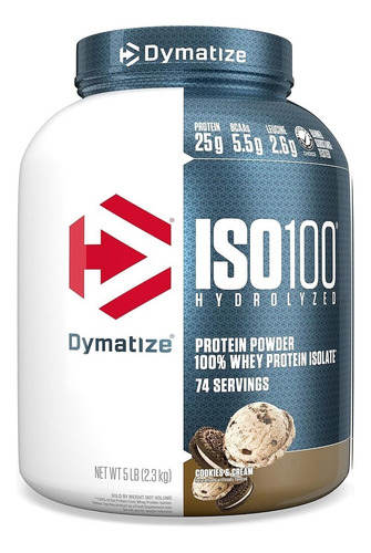 Suplemento En Polvo Dymatize Iso-100 Proteína 5lb 