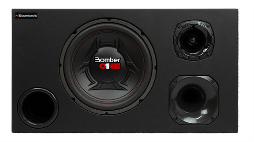 Caixa Trio Som Box 45l Instalada Automotiva Completa 380rms