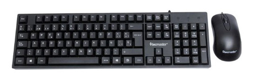 Kit De Mouse Y Teclado Alambrico Tm-100511 Tecmaster