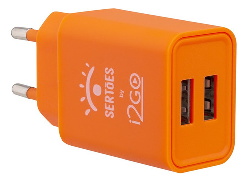 Carregador i2GO SERTÕES 2 USB usb de parede carregamento rápida