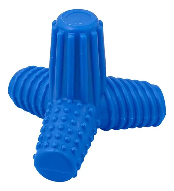 Brinquedo Pet Mordedor Nylon Raças Pequenas Pet Games 4dogs Cor Azul
