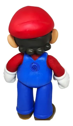 Mu eco Mario Bross 50 Cm Grande Articulado Con Luz Y Sonidos