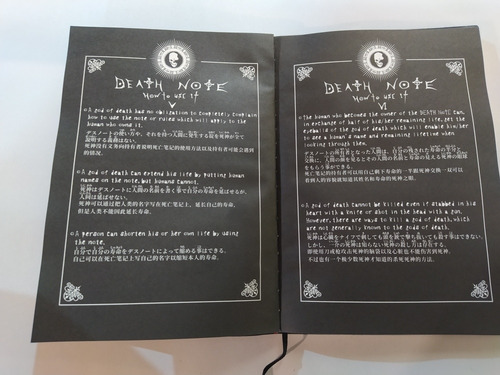 Libreta Death Note - Cuaderno - Anime - Light Yagami - Misa