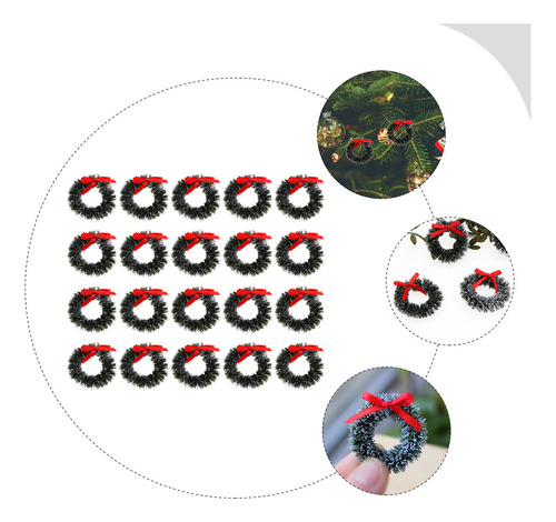 Guirnaldas Navideñas En Miniatura Para Manualidades En Forma