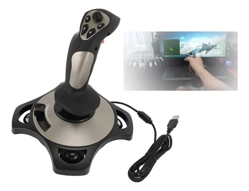 Flight Simulator Control Joystick Pc Con Función De Palanca