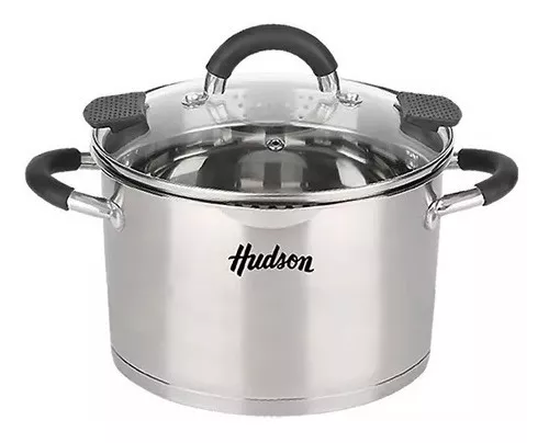 Batería De Cocina Acero Inoxidable 6 Piezas Inducción — Hudson Cocina