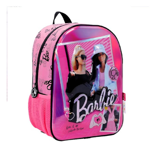 Mochila Espalda Barbie Relieve 14 Pulgadas Wabro