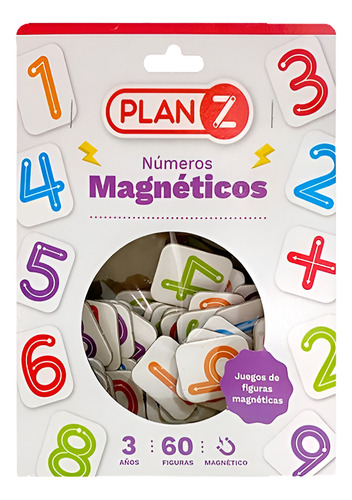 Juego Para Niños Numeros Magneticos X60 Pzs - Toystomy