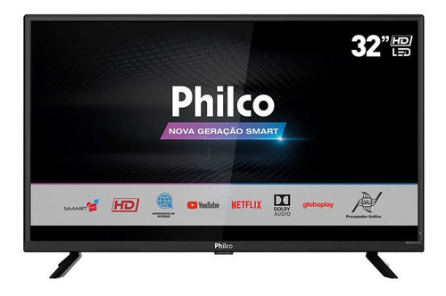Imagem 2 de 5 de Smart Tv Led 32 Philco Hd Quad Core Hdmi Wi-fi Fast Smart