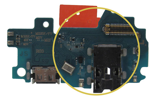 Conector De Carga Gold Edition Compatível Com Galaxy M22
