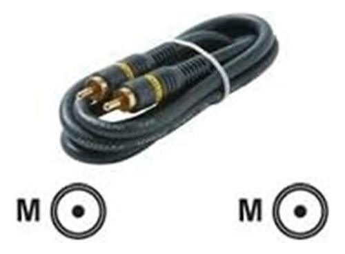 Steren Bl 25 Pies Rca Rca Cable De Oro Python Python