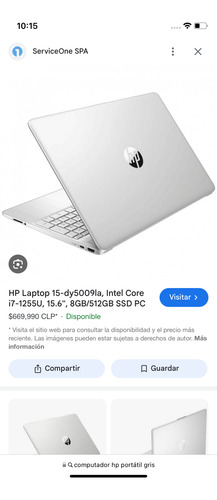 Notebook Hp 14-dq2507la Intel Core I3 4gb Ram 256gb Ssd Hd (Usado)