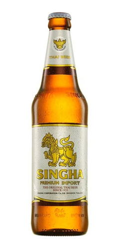 Imagen 1 de 4 de Cerveza Tailandesa Singha 330ml