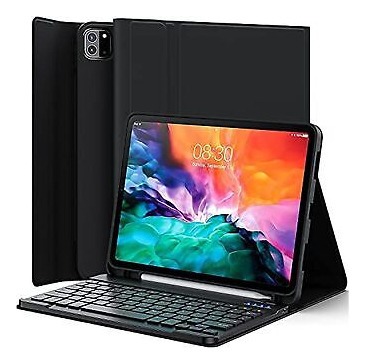 iPad Pro 11 Inch 2021 Case With Keyboard, Keyboard For I Ssb
