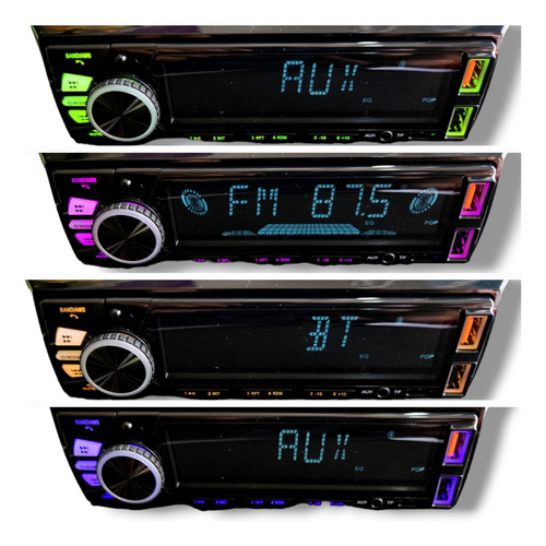 Reproductor Bluetooth , Aux , Usb Radiofm/am Con Control 
