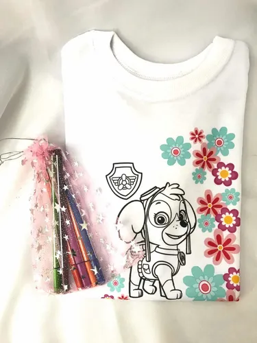 Sorpresa Infantil 10 Kit Camiseta Para Pintar